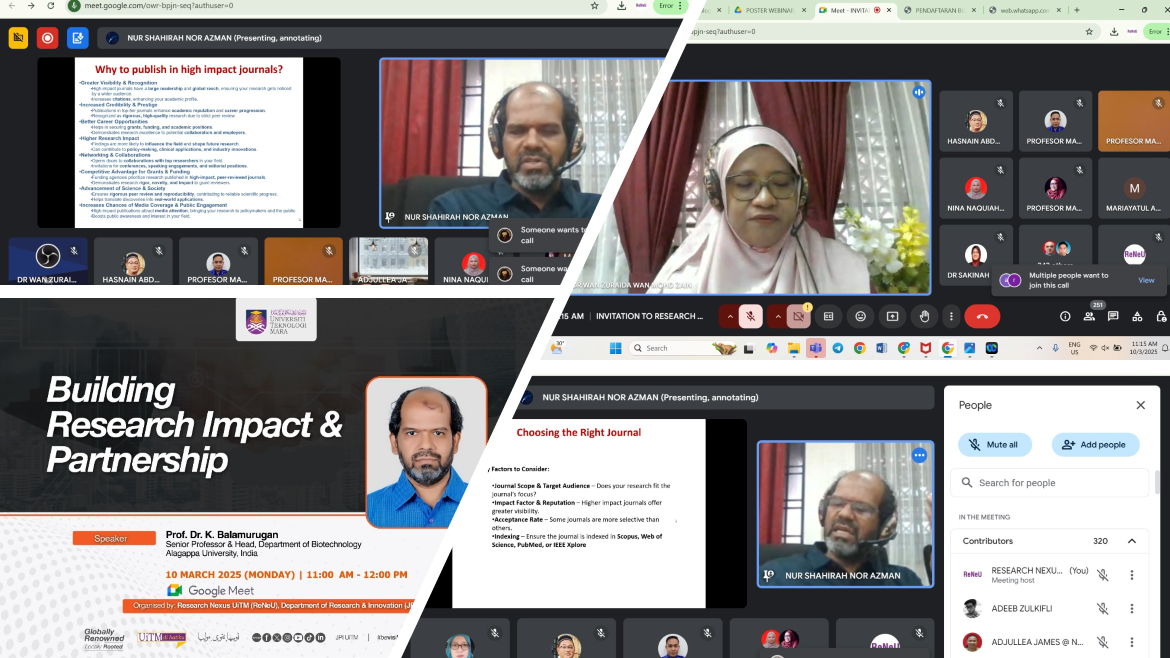 BUILDING RESEARCH IMPACT AND PARTNERSHIPS WEBINAR